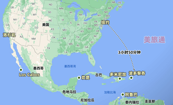 波多黎各是位于加勒比海的热带岛屿是美国的自治区,也是美国东海岸